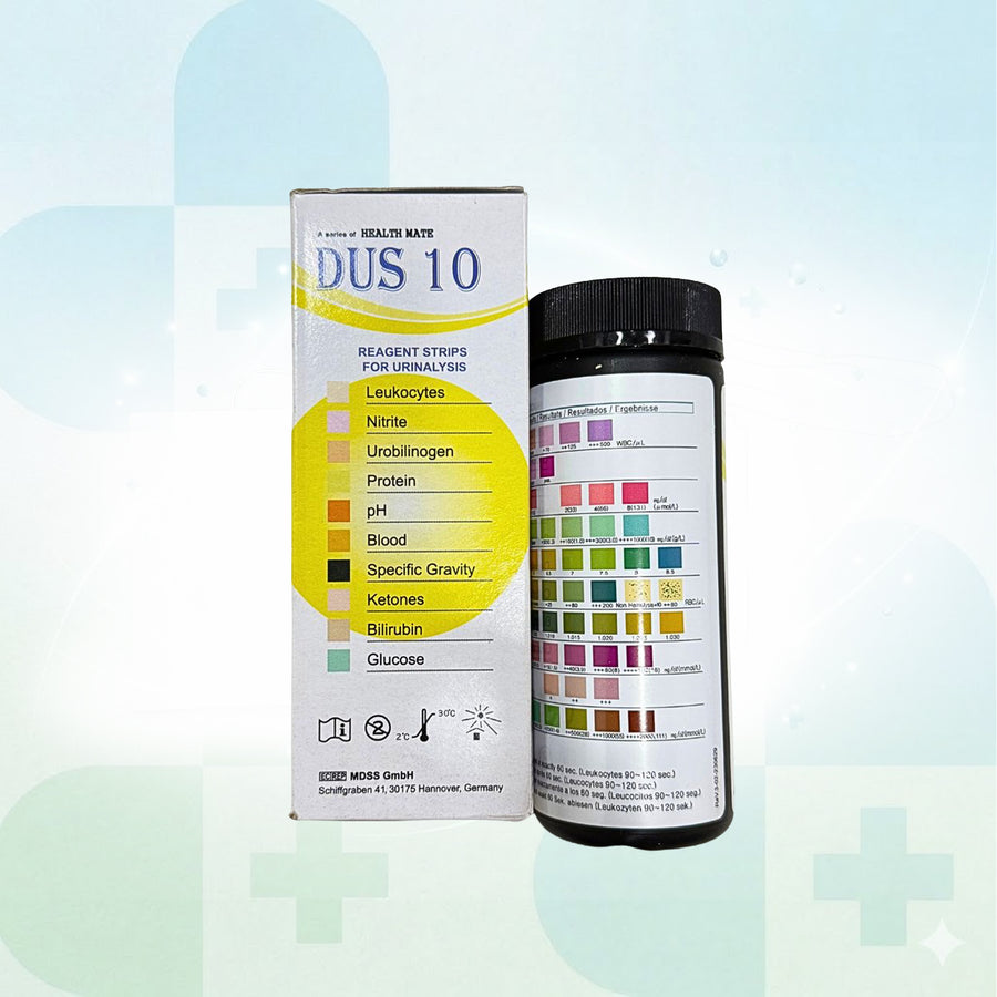DUS 10-Parameter Urinalysis Test Kit