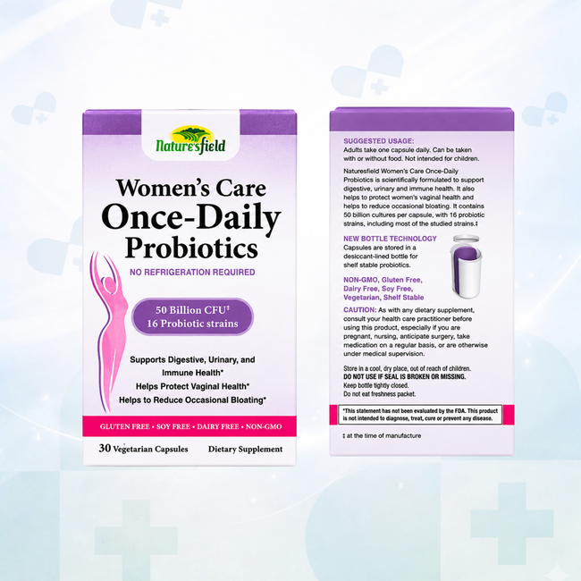 Natures Field Women’s Care Once-Daily Probiotics