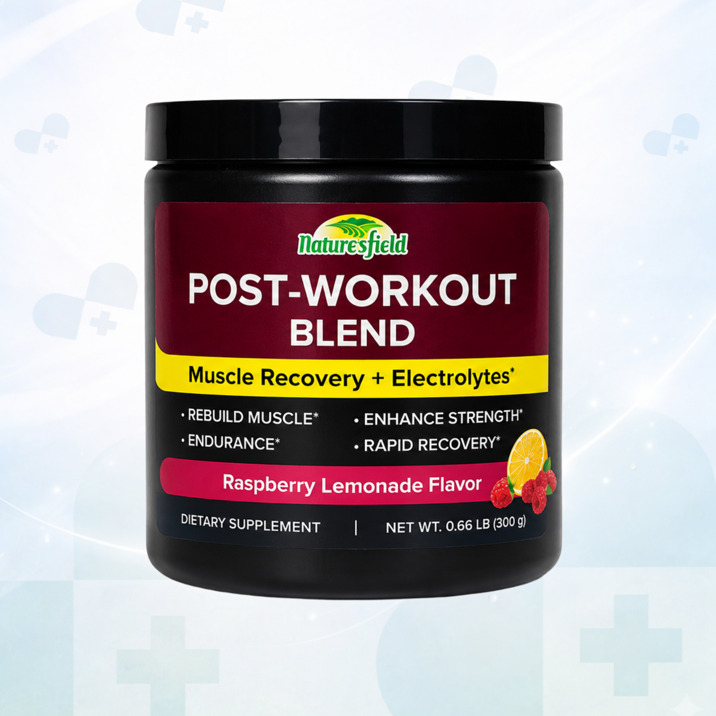 Natures Field Post-Workout Blend (Raspberry Lemonade Flavour)