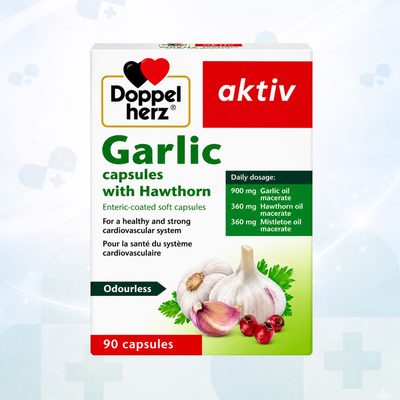 Doppelherz aktiv Garlic Capsules with Hawthorn