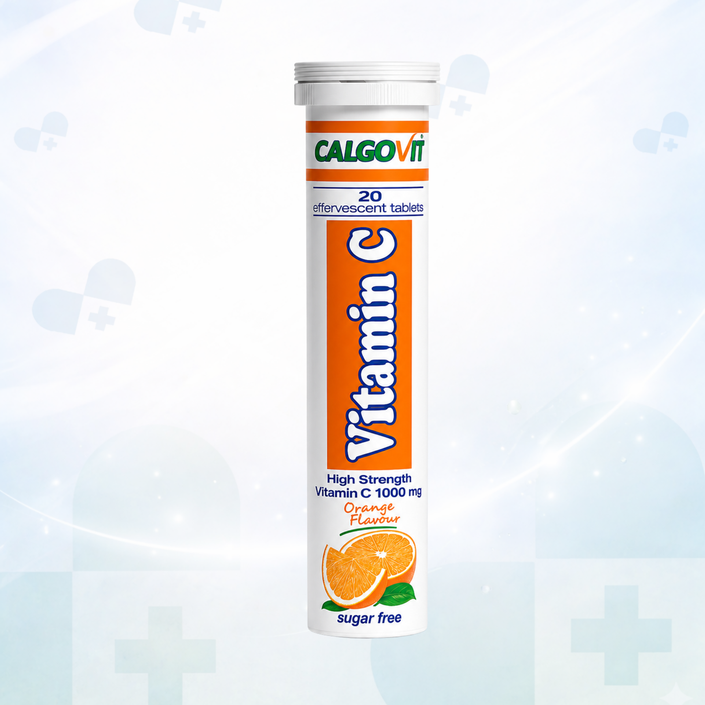 Calgovit Vitamin C 1000mg Effervescent Tablets (Orange Flavour)