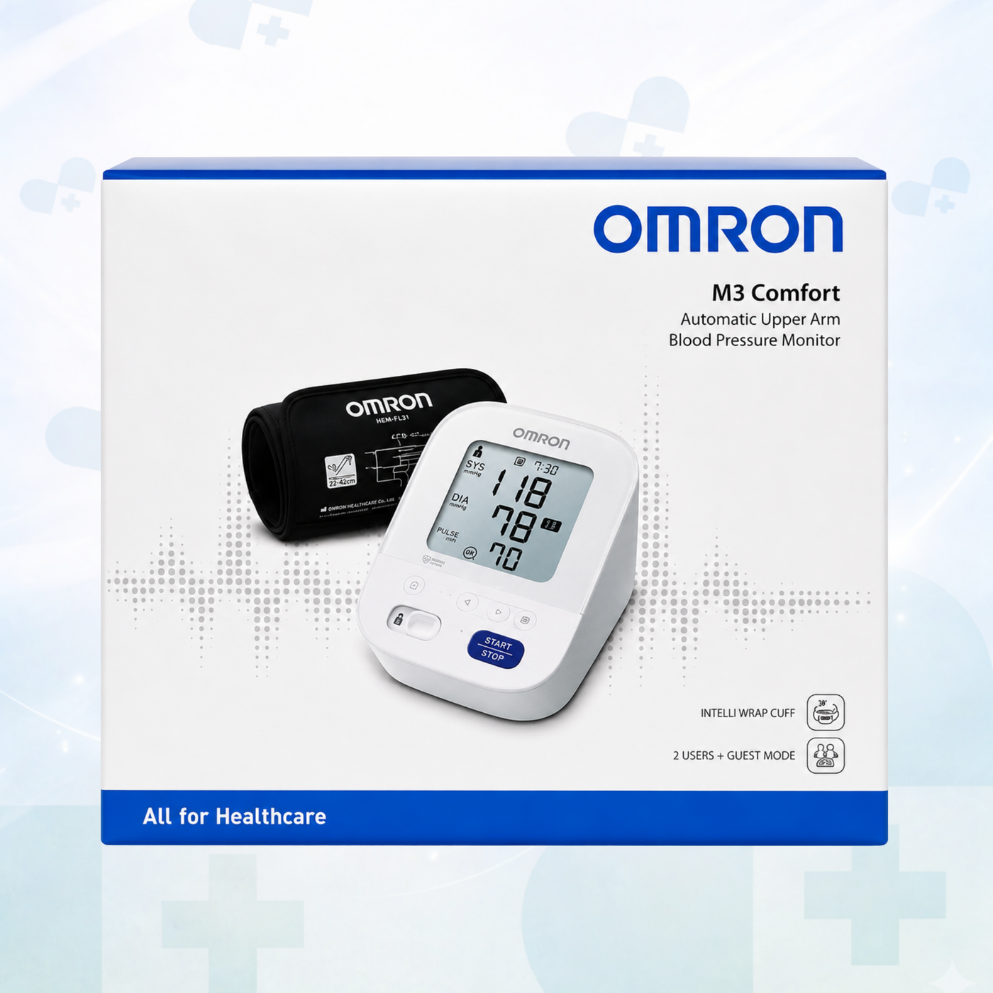 Omron M3 Comfort Automatic Upper Arm Blood Pressure Monitor