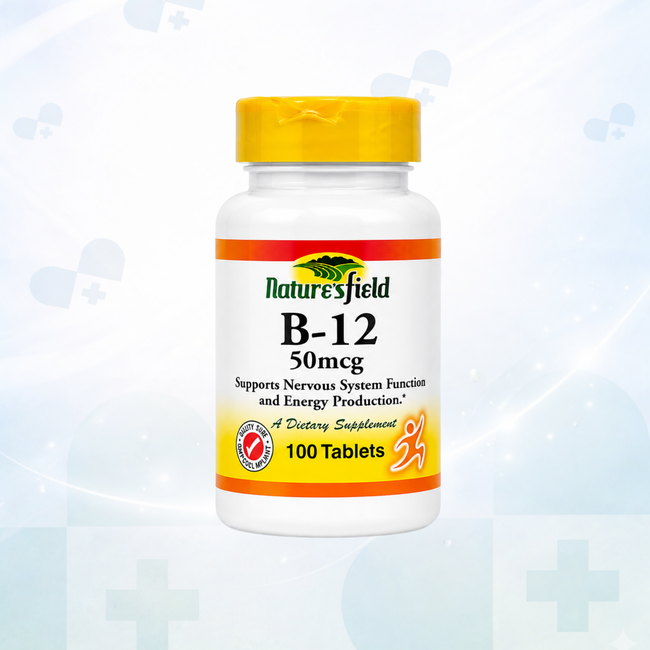 Natures Field Vitamin B-12 50 mcg
