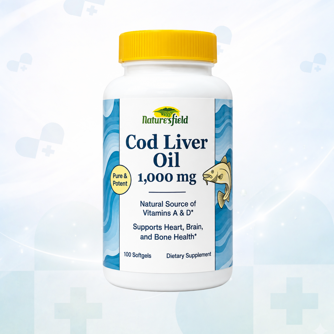 Natures Field Cod Liver Oil 1000mg