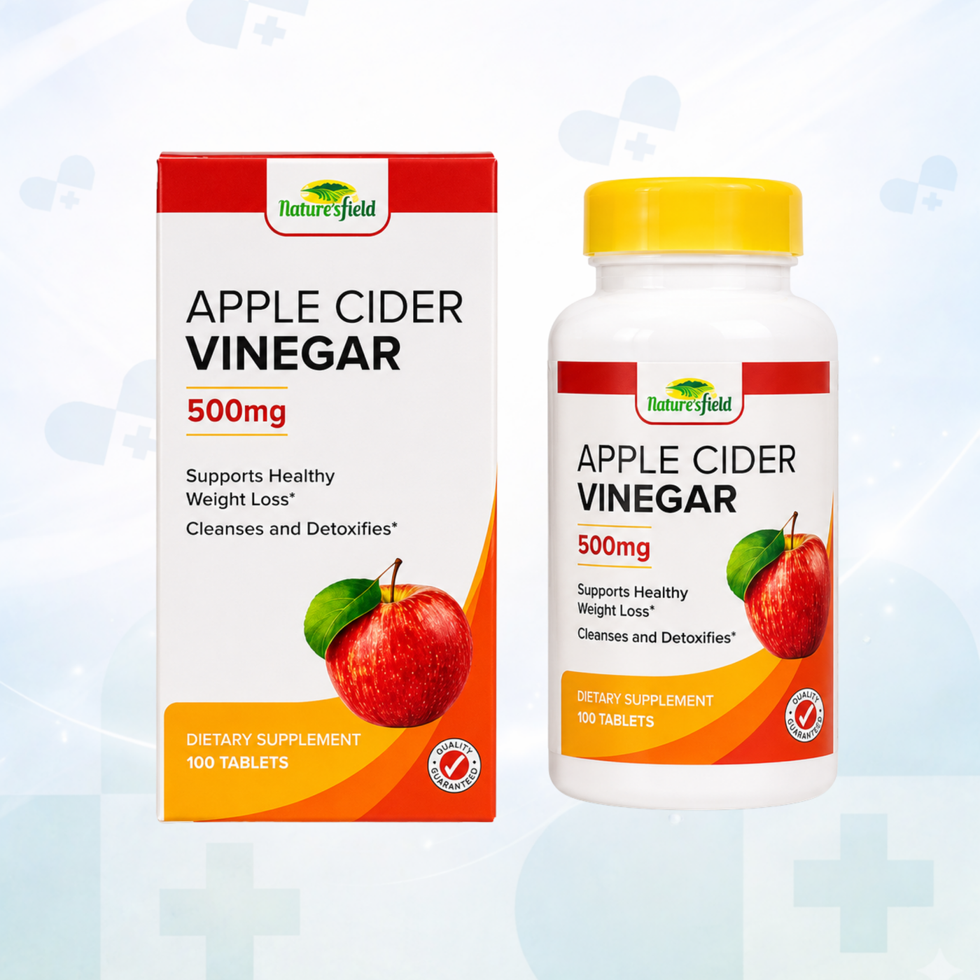 Natures Field Apple Cider Vinegar 500mg