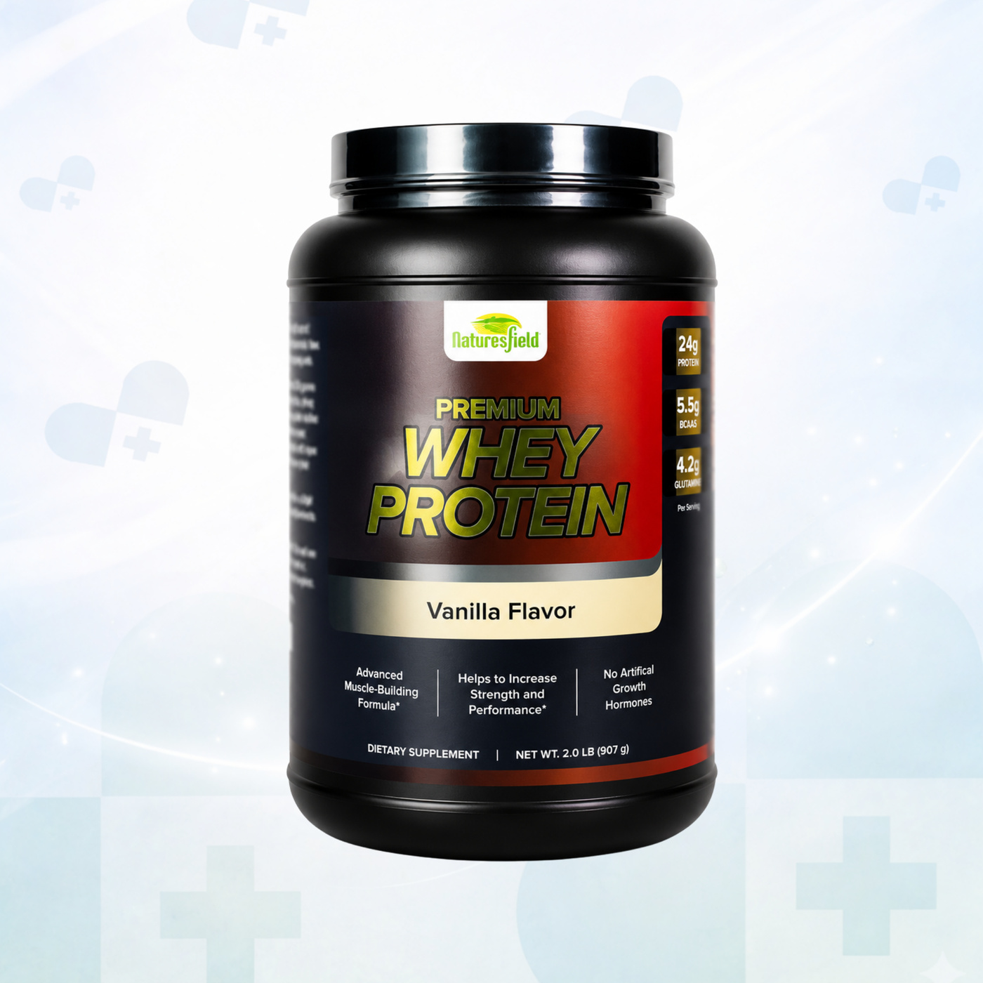 Natures Field Premium Whey Protein (Vanilla Flavour)