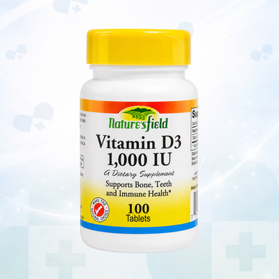 Natures Field Vitamin D3 1,000 IU