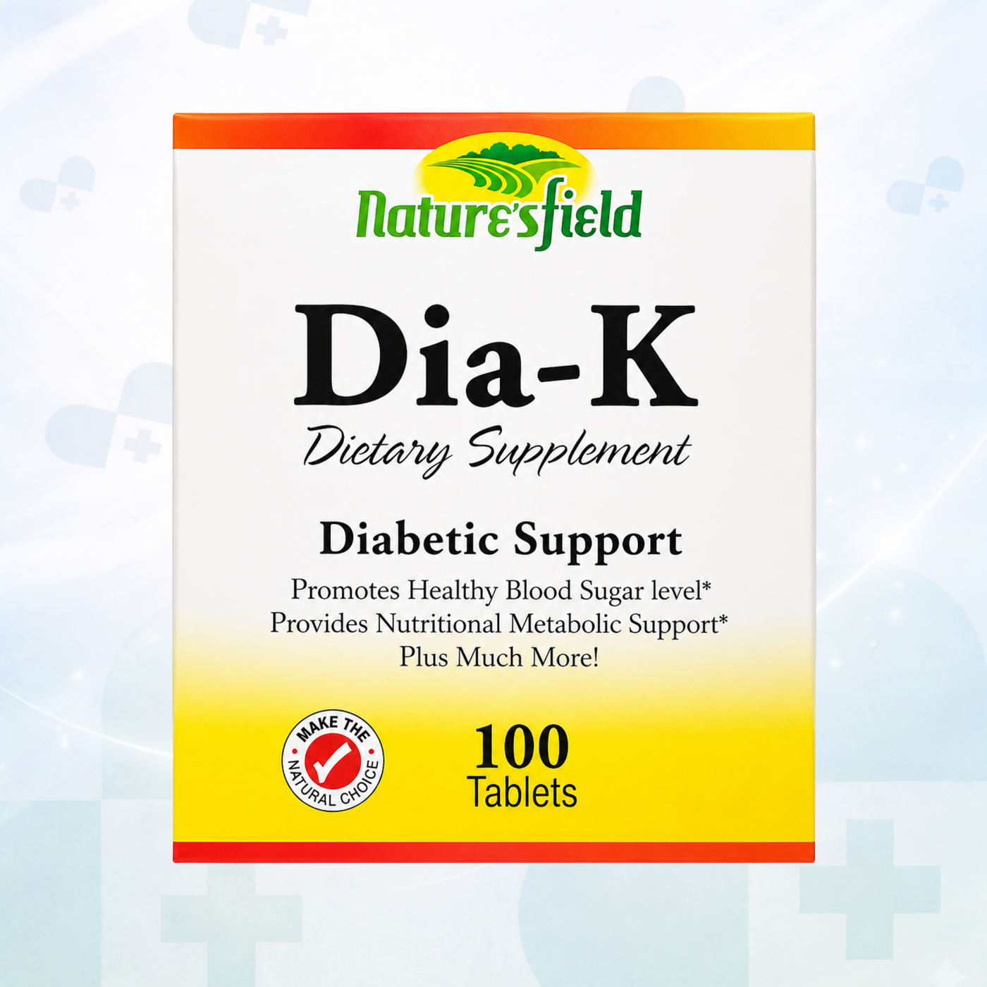 Natures Field Dia-K Diabetic Support (100 Tablets)