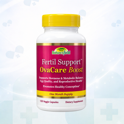 Natures Field Fertil Support OvaCare Boost (120 Veggie Capsules)